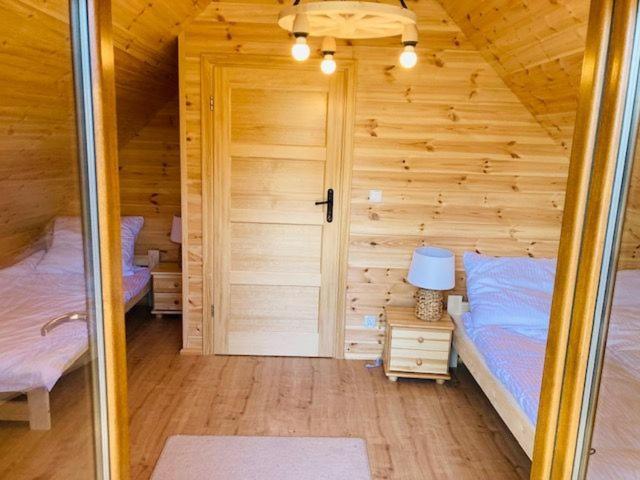 Kalinowy Sad Domki Z Jacuzzi I Sauna Mikołajki Eksteriør bilde