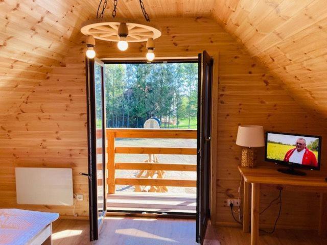 Kalinowy Sad Domki Z Jacuzzi I Sauna Mikołajki Eksteriør bilde