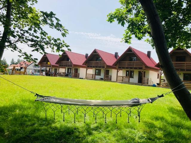 Kalinowy Sad Domki Z Jacuzzi I Sauna Mikołajki Eksteriør bilde